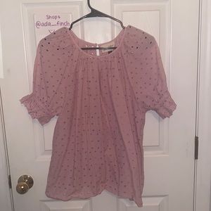 Universal Thread pink thin flower pattern with hole cutouts XL